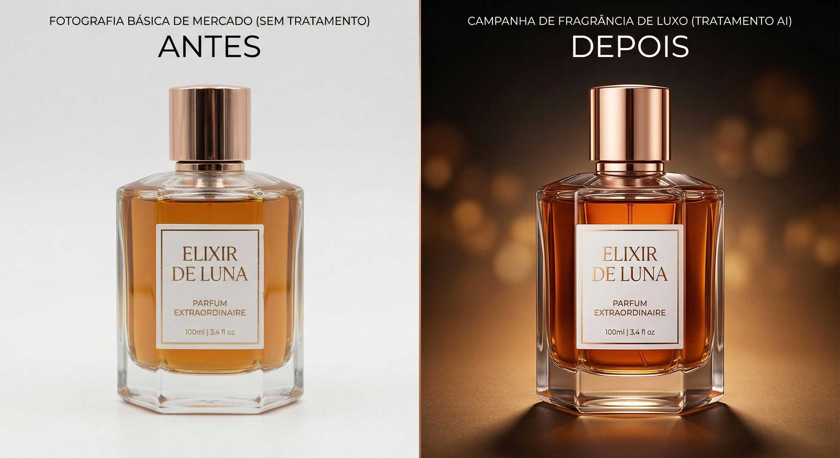 Campanha perfume IA